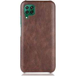 Mobigear Excellent Huawei P40 Lite Hoesje Hardcase Backcover - Bruin