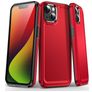 Mobigear Slim Armor iPhone 15 Plus Hoesje Hardcase Backcover Shockproof - Rood
