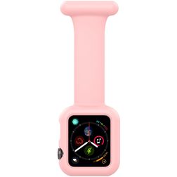 Mobigear Clip Case Verpleegkundige Apple Watch Bandje Speld - 46/45/44 mm - Roze