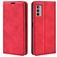 Mobigear Retro Slim Motorola Moto G42 Hoesje Bookcase Portemonnee - Rood
