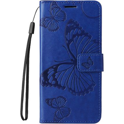 Mobigear Butterfly HONOR 200 Lite Hoesje Bookcase Portemonnee - Blauw