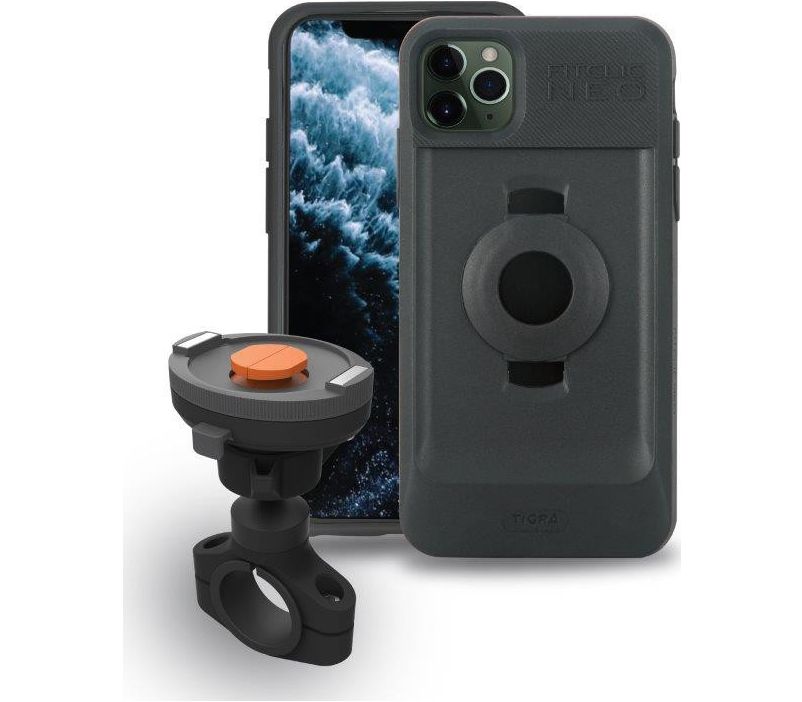 Yoke 50 Nut Cap Mount & TiGRA FITCLIC Neo Case for iPhone 8 PLUS (5.5