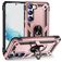 Mobigear Armor Ring Samsung Galaxy S23 Hoesje Hardcase Backcover Shockproof met Ringhouder - Roségoud