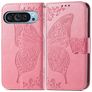 Mobigear Butterfly Google Pixel 9 Hoesje Bookcase Portemonnee - Roze