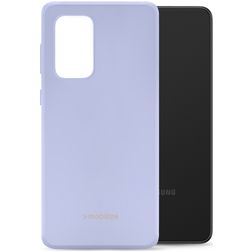 Mobilize Rubber Gelly Samsung Galaxy A33 Hoesje Flexibel TPU Backcover - Pastel Purple