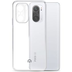 Mobilize Gelly Doorzichtig POCO F3 Hoesje Flexibel TPU Backcover - Transparant