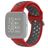 Mobigear Sport Plus Buckle Siliconen Fitbit Versa 2 Bandje Gespsluiting - Rood / Grijs