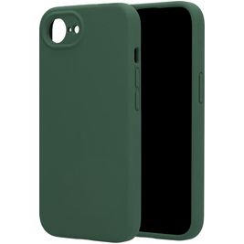 Mobiparts iPhone 16e Siliconen Hoesje Backcover - Forest Green Mobiparts iPhone 16e Siliconen Hoesje Backcover - Forest Green