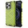 Mobigear Honeycomb iPhone 14 Pro Hoesje Hardcase Backcover Shockproof - Groen