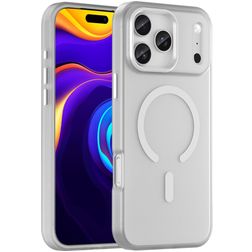 Mobigear Shockproof iPhone 17 Pro Max MagSafe Hoesje Hardcase Backcover - Wit