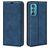 Mobigear Retro Slim Motorola Edge 30 Hoesje Bookcase Portemonnee - Blauw