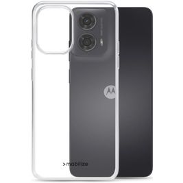 Mobilize Gelly Doorzichtig Motorola Moto G24 Hoesje Flexibel TPU Backcover - Transparant