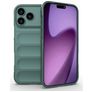 Mobigear Bumpy iPhone 18 Pro Max Hoesje Flexibel TPU Backcover - Groen