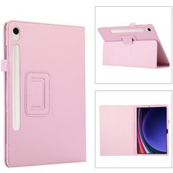 Mobigear Classic Samsung Galaxy Tab S11 Hoes + Stylus Houder - Roze