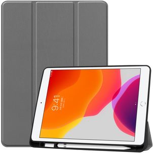 Mobigear Tri-Fold iPad 8 (2020) Hoes Bookcase - Grijs