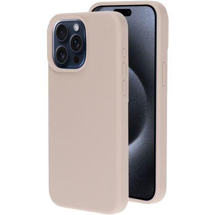 Mobiparts iPhone 15 Pro Max Siliconen Hoesje Backcover - Soft Salmon