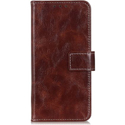 Mobigear Basic Xiaomi Redmi Note 10S Hoesje Bookcase Portemonnee - Bruin