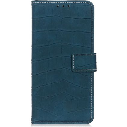 Mobigear Croco Huawei P40 Hoesje Bookcase Portemonnee - Groen