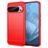 Mobigear Brushed Slim Google Pixel 9 Pro Hoesje Flexibel TPU Backcover - Rood