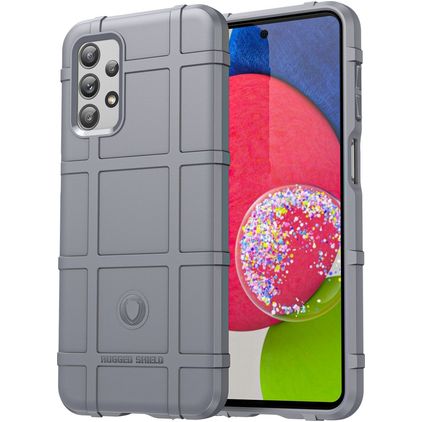 Mobigear Rugged Shield Samsung Galaxy M23 Hoesje Flexibel TPU Backcover Shockproof - Grijs