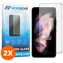 Mobigear Premium Samsung Galaxy S23 Glazen Screenprotector - Case Friendly - Zwart (2-Pack)
