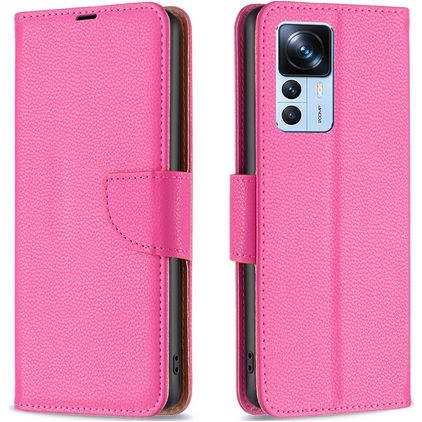 Mobigear Wallet Xiaomi 12T Hoesje Bookcase Portemonnee - Magenta