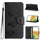Mobigear Butterfly Samsung Galaxy A35 Hoesje Bookcase Portemonnee - Zwart