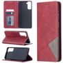 Mobigear Rhombus Slim Samsung Galaxy S21 Plus Hoesje Bookcase - Rood