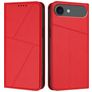 Mobigear Frosted Flip iPhone Air Hoesje Bookcase Portemonnee - Rood