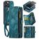 Caseme 008 iPhone 12 Pro Max Hoesje Uitneembare 2in1 Bookcase Portemonnee - Blauw