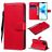 Mobigear Premium iPhone 12 Pro Hoesje Bookcase Portemonnee - Rood