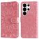 Mobigear Sunflower Samsung Galaxy S26 Ultra Hoesje Bookcase Portemonnee - Roségoud