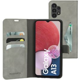 Mobiparts Classic Wallet Samsung Galaxy A13 4G Hoesje Bookcase Portemonnee - Granite Grey