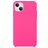 Mobigear Rubber Touch iPhone 15 Plus Siliconen Hoesje Backcover - Magenta