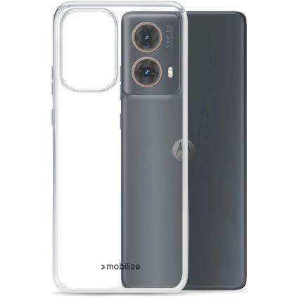Mobilize Gelly Doorzichtig Motorola Moto G85 Hoesje Flexibel TPU Backcover - Transparant