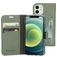 Mobiparts Classic Wallet iPhone 12 Mini Hoesje Bookcase Portemonnee - Stone Green