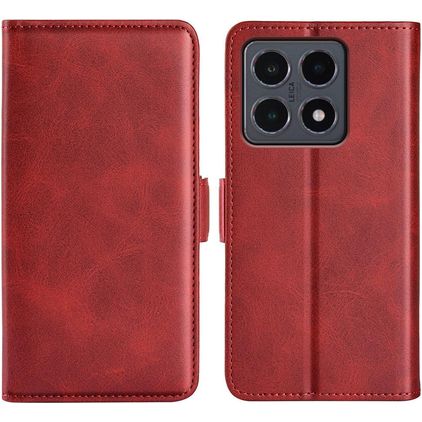Mobigear Slim Magnet Xiaomi 15T Hoesje Bookcase Portemonnee - Rood