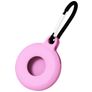 Mobigear Circle Key Apple AirTag Hoesje Flexibel TPU Sleutelhanger - Roze