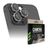 Striker Single Lens iPhone 15 Pro Max Glazen Camera Lens Protector - Case Friendly - Zwart