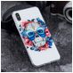 Mobigear Design iPhone XS Max Hoesje Flexibel TPU Backcover - Skull