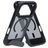 Mobiparts Hardcover iPhone 18 Pro MagSafe Hoesje Hardcase Backcover met Standaard - Satin Black