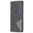 Mobigear Rhombus Slim Xiaomi Redmi 9 Hoesje Bookcase - Zwart