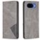 Mobigear Rhombus Slim Google Pixel 10a Hoesje Bookcase - Grijs
