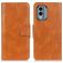 Mobigear Classy Nokia X30 Hoesje Bookcase Portemonnee - Cognac