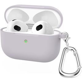 Mobigear Classic Apple AirPods 3 Hoesje Flexibel Siliconen - Lavendel Mobigear Classic Apple AirPods 3 Hoesje Flexibel Siliconen - Lavendel