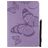 Mobigear Butterfly iPad 7 (2019) Hoes Bookcase + Stylus Houder - Paars