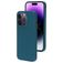 Mobiparts iPhone 14 Pro Siliconen Hoesje Backcover - Blueberry Blue