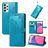 Mobigear Mandala Samsung Galaxy A33 Hoesje Bookcase Portemonnee - Blauw