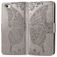 Mobigear Butterfly iPhone 7 Hoesje Bookcase Portemonnee - Grijs