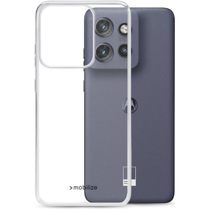 Mobilize Gelly Doorzichtig Motorola Edge 50 Neo Hoesje Flexibel TPU Backcover - Transparant